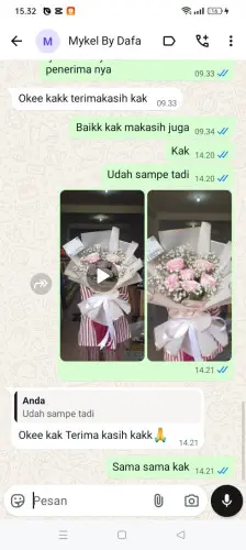 Testimonial Buket Bunga bojonegoro