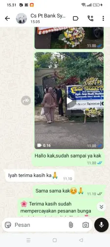 Testimonial Papan Bunga bojonegoro